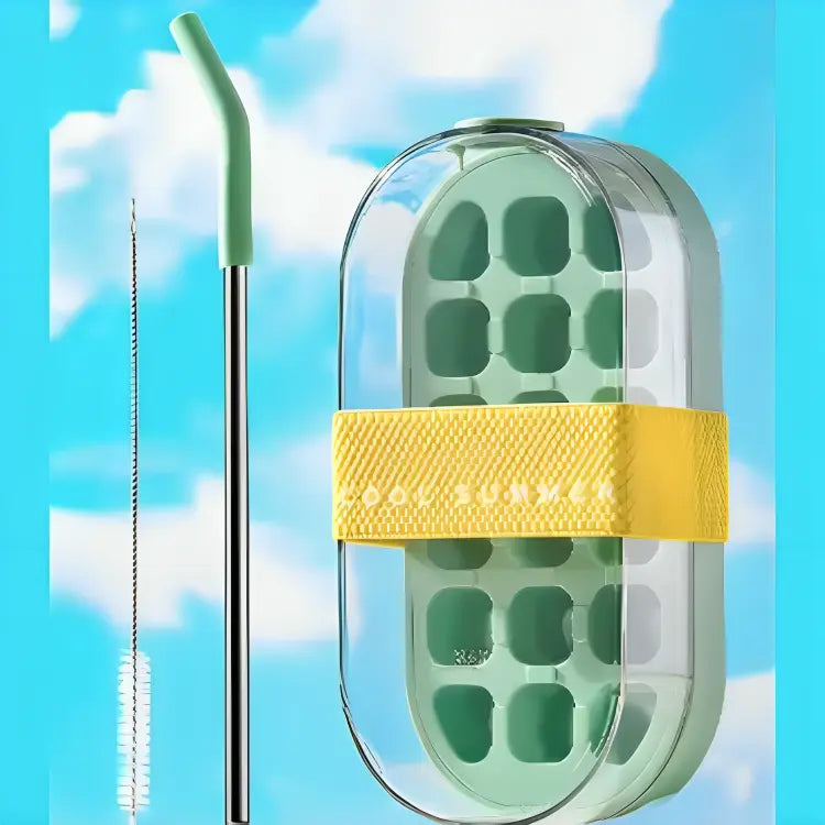 2‑in‑1 DIY Ice Cube & Juice Bottle