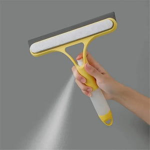 3-in1 Window Cleaning Squeegee- in use