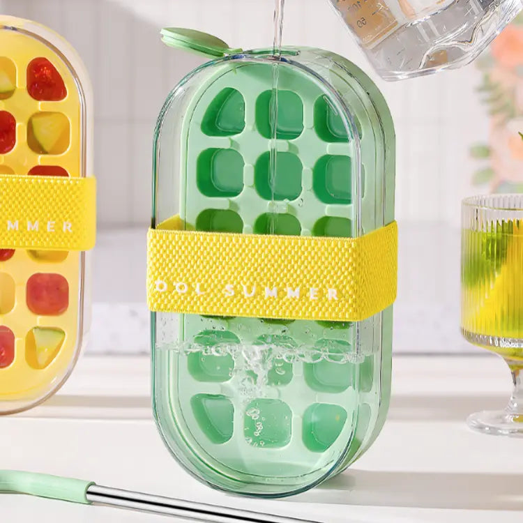 2‑in‑1 DIY Ice Cube & Juice Bottle