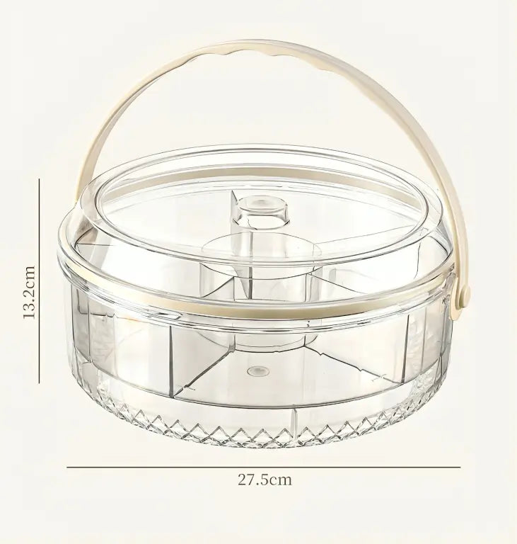 Food Serving Box With Ice Compartment