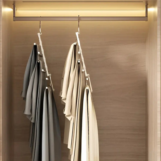 Stainless Steel 6-Layer Pants Organizer