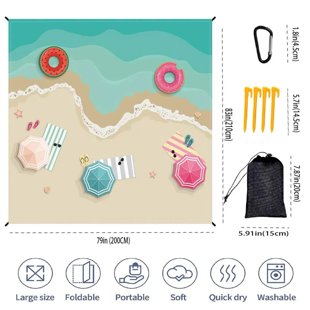 Waterproof & Sandproof Beach/Picnic Mat