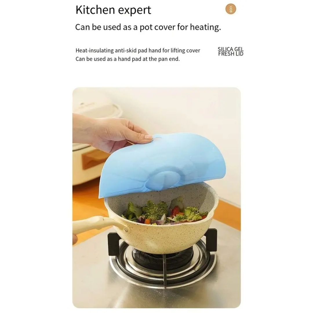 5-Piece Silicone Sealed Pot Cover Set