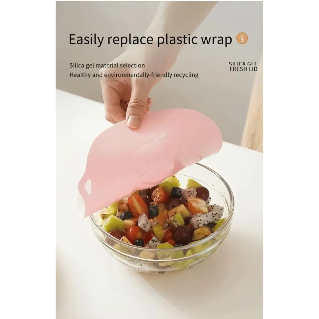 5-Piece Silicone Sealed Pot Cover Set