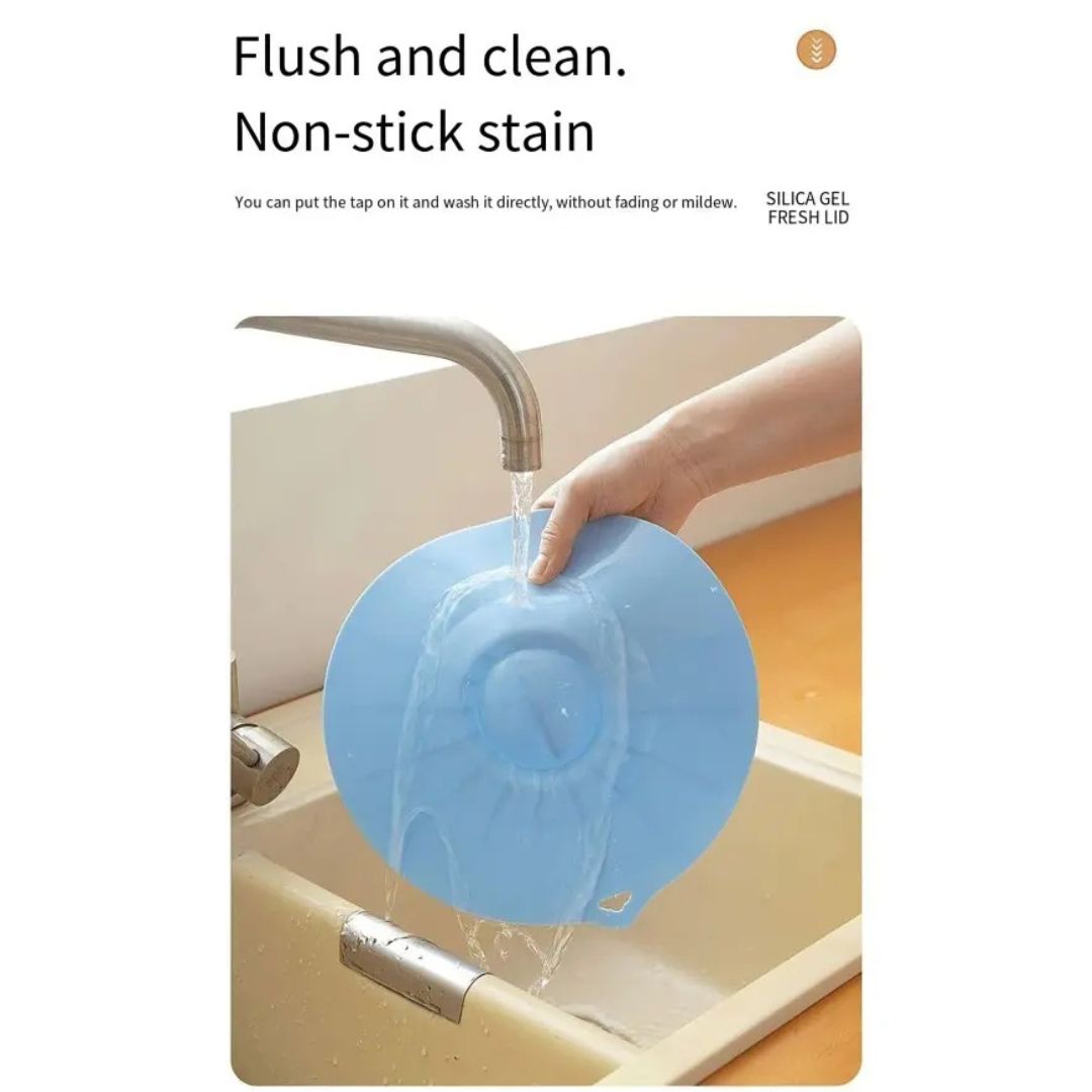 5-Piece Silicone Sealed Pot Cover Set