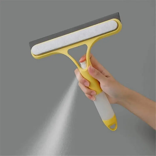 3-in1 Window Cleaning Squeegee- in use