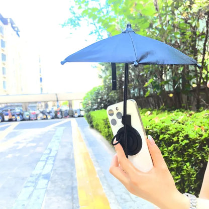 Magnetic Mini Phone Umbrella for Sun Shade