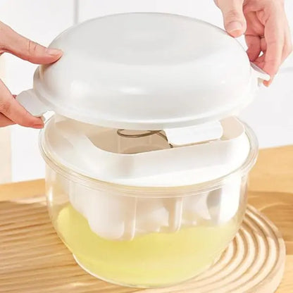 Phoenix Labneh Maker - extra-thick creamy labneh result served with bread and olive oil