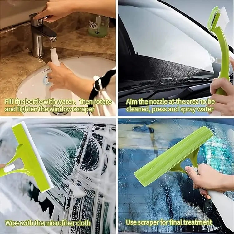 3-in1 Window Cleaning Squeegee- close-up
