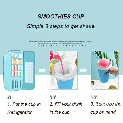 Eco-Friendly Silicone Quick-Frozen Slush Cup