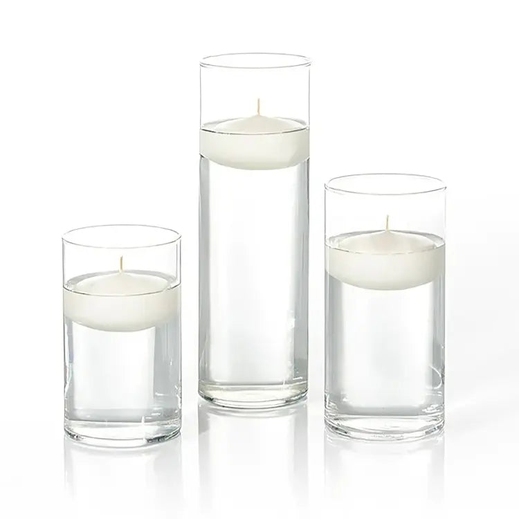Glass Pearled Candle Holders