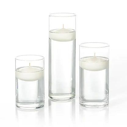 Glass Pearled Candle Holders