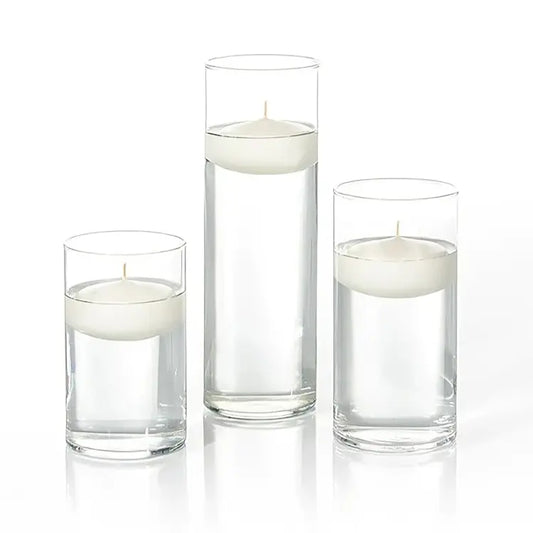 Glass Pearled Candle Holders
