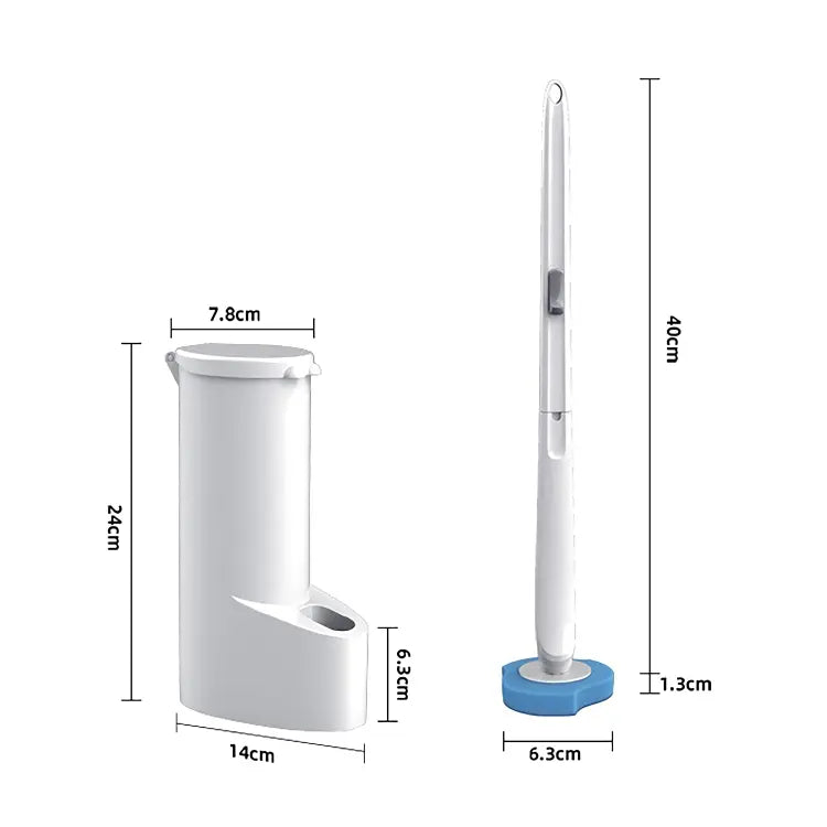 Disposable Toilet Brush Kit