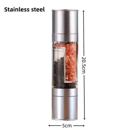 Double Head Stainless Salt and Pepper Grinder