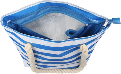 Tote Bag with Hidden Spout & Drink Compartment
