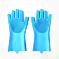 Magic Silicone Scrubber Gloves
