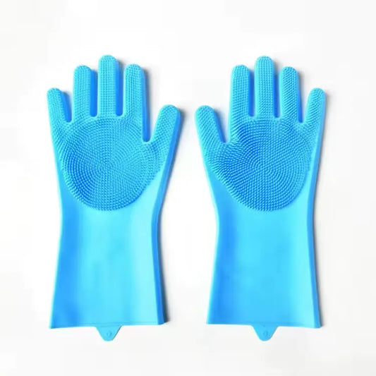 Magic Silicone Scrubber Gloves