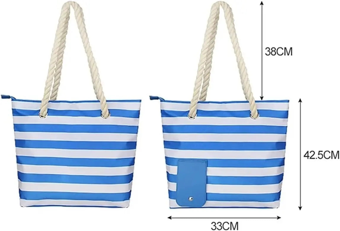 Tote Bag with Hidden Spout & Drink Compartment