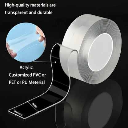 Double-Sided Transparent Tape