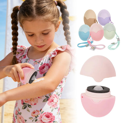 Refillable Roll-On Sunscreen Applicator
