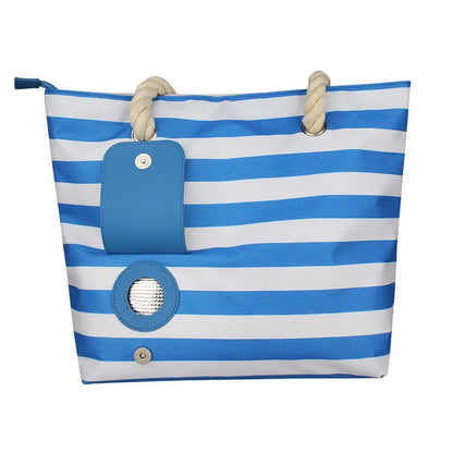 Tote Bag with Hidden Spout & Drink Compartment