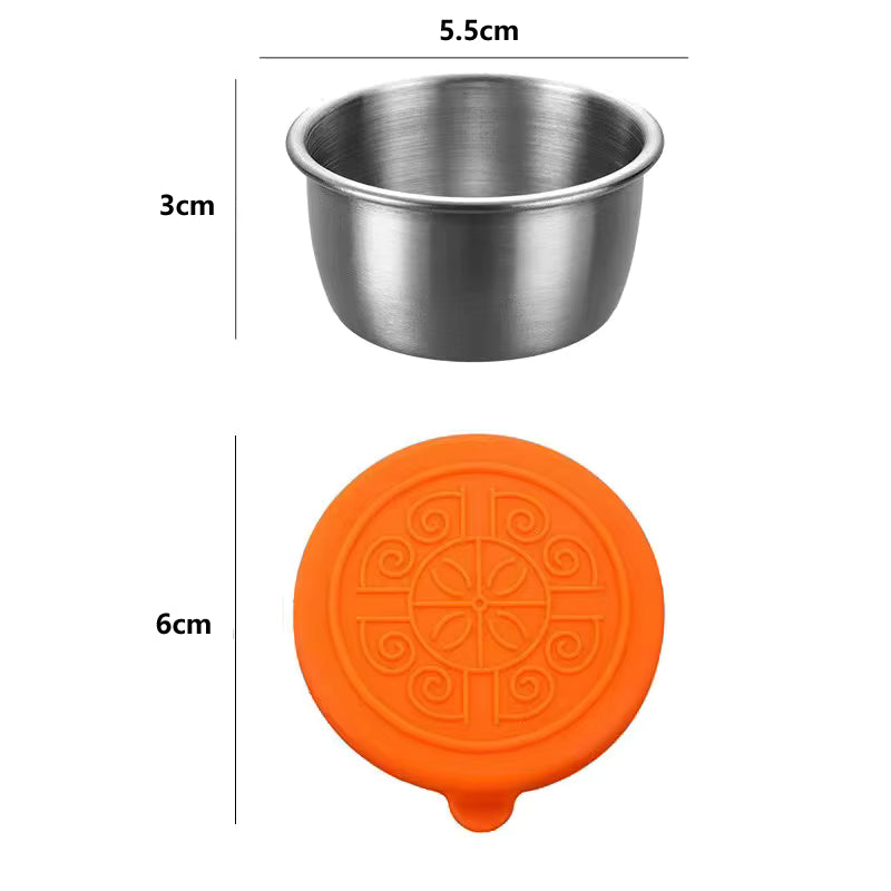 Premium 304 Stainless Steel Sauce Cup- feature highlight