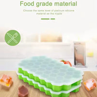 Food-Grade Silicone Ice Cube Tray
