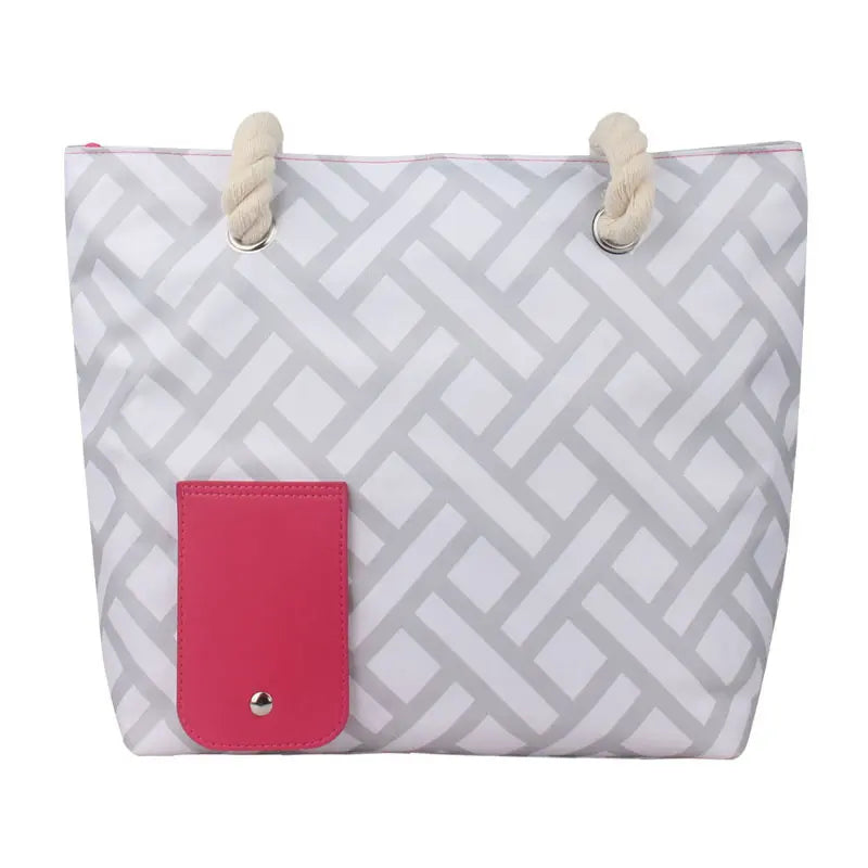 Tote Bag with Hidden Spout & Drink Compartment