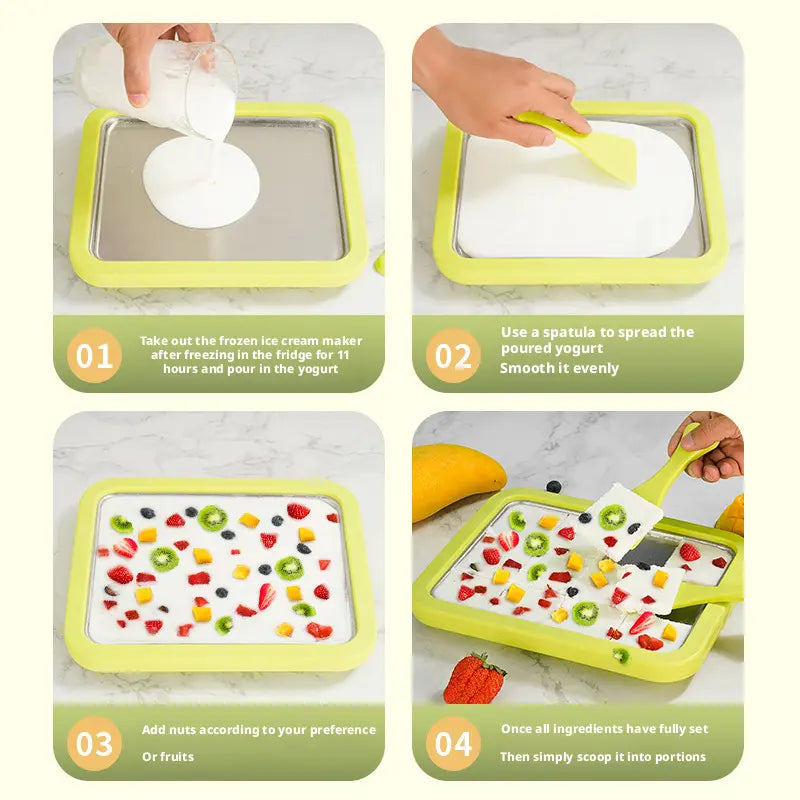 Instant Rolled Ice Cream Maker