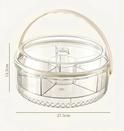 Food Serving Box With Ice Compartment