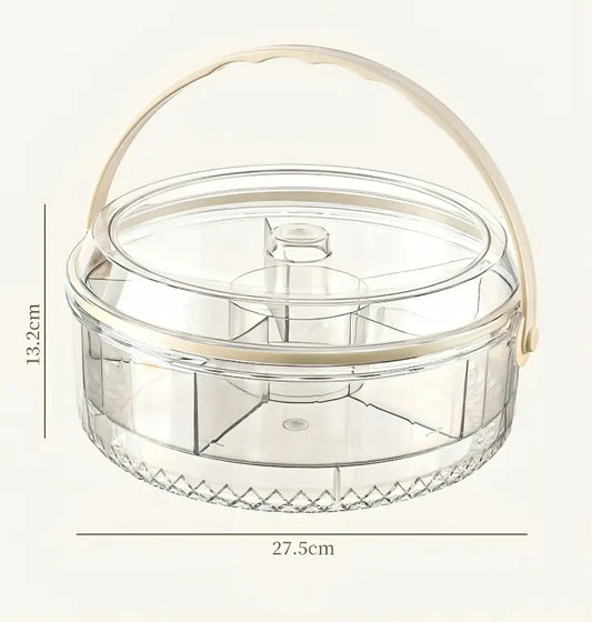 Food Serving Box With Ice Compartment