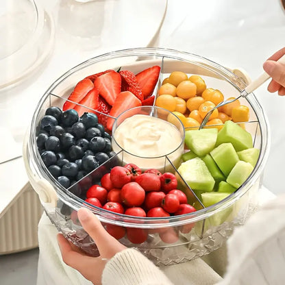 Food Serving Box With Ice Compartment