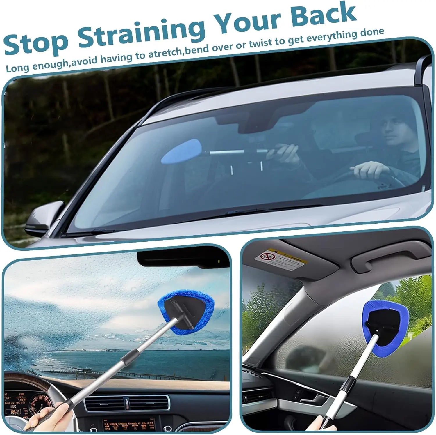 Microfiber Car window Cleaner- detail view