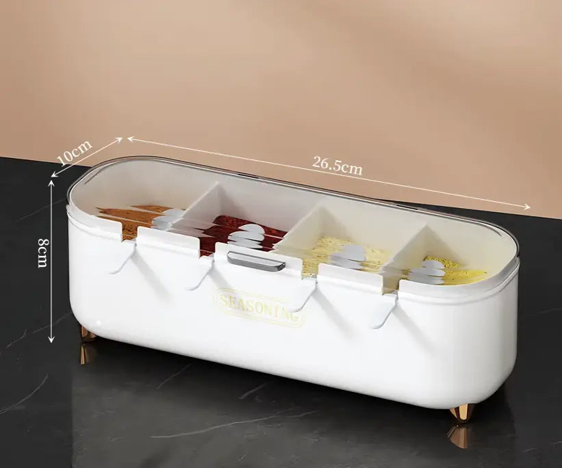 Multifunctional 4-in-1 Spice Box