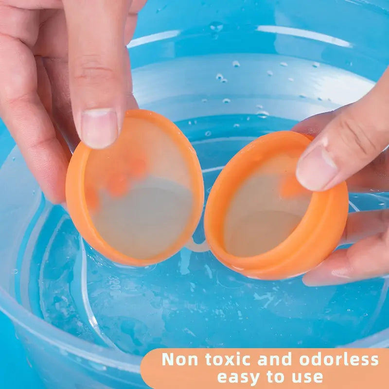 6-Pieces Reusable Water Balloons With Mesh Bag