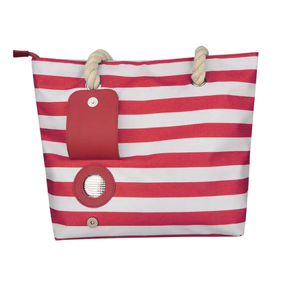 Tote Bag with Hidden Spout & Drink Compartment