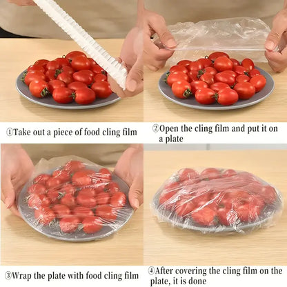 100-Pieces Fresh-keeping Cover Films