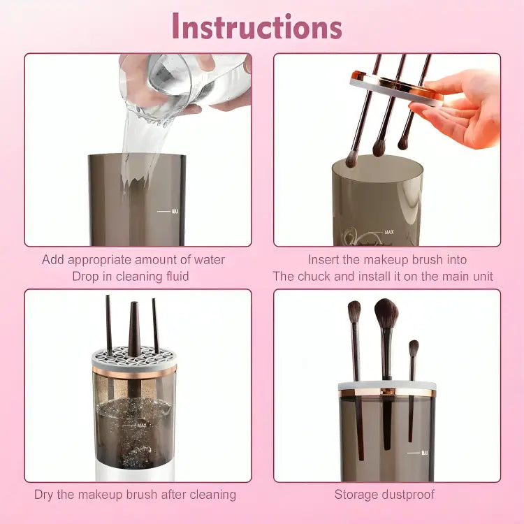 Ultrasonic Makeup Brush Cleaner