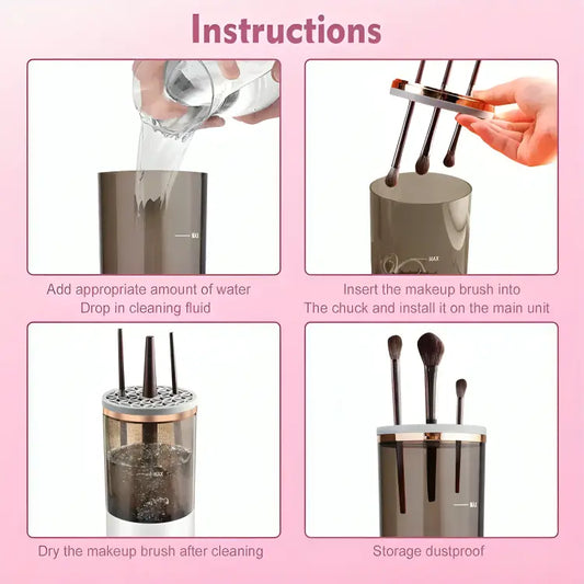 Ultrasonic Makeup Brush Cleaner