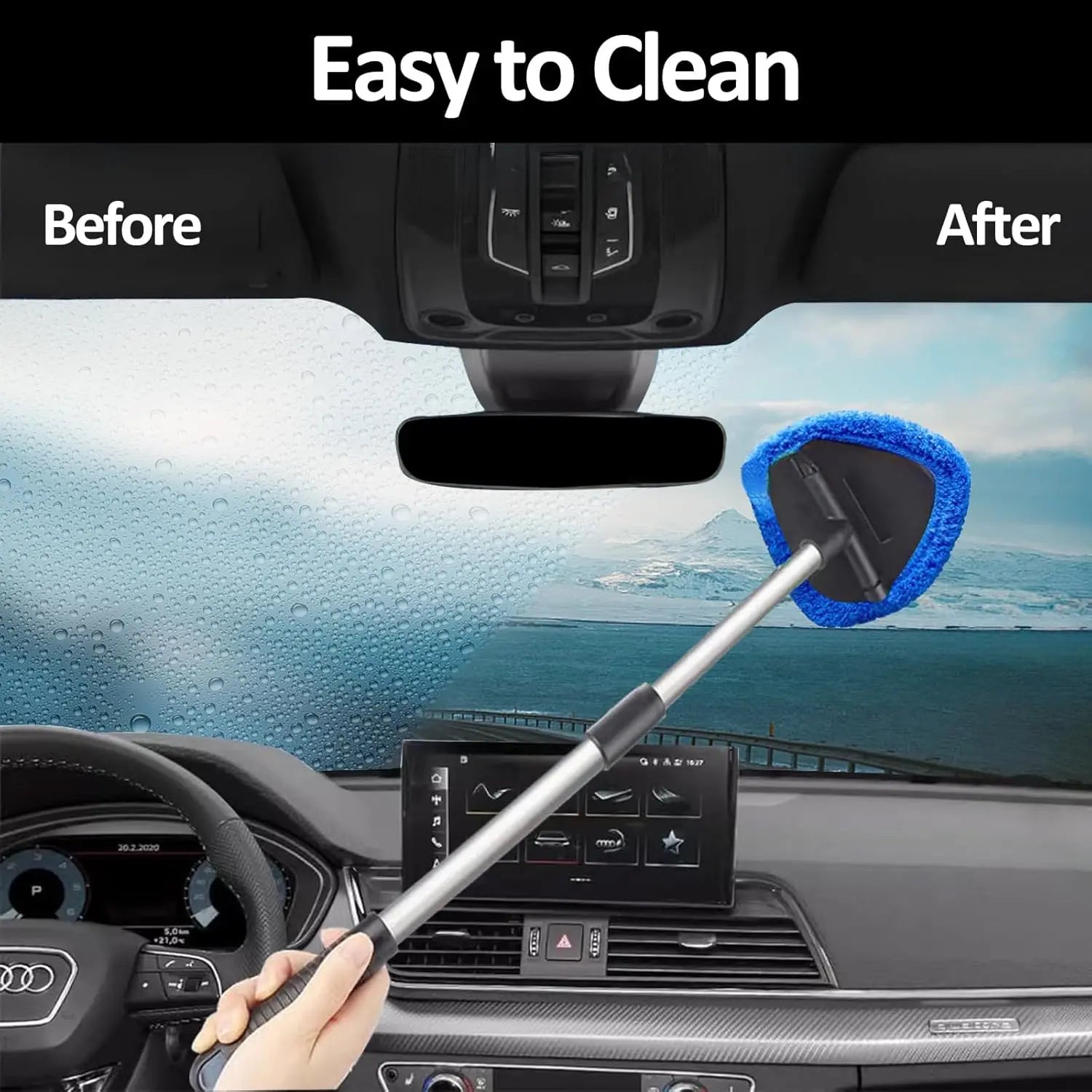 Microfiber Car window Cleaner- lifestyle shot