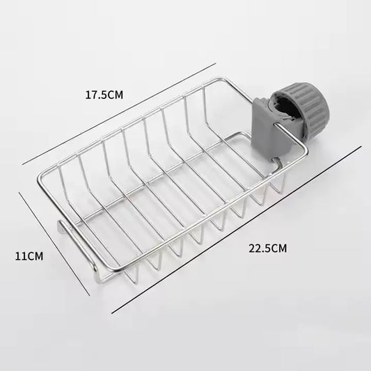 Stainless Steel Faucet Rack Hanging Basket