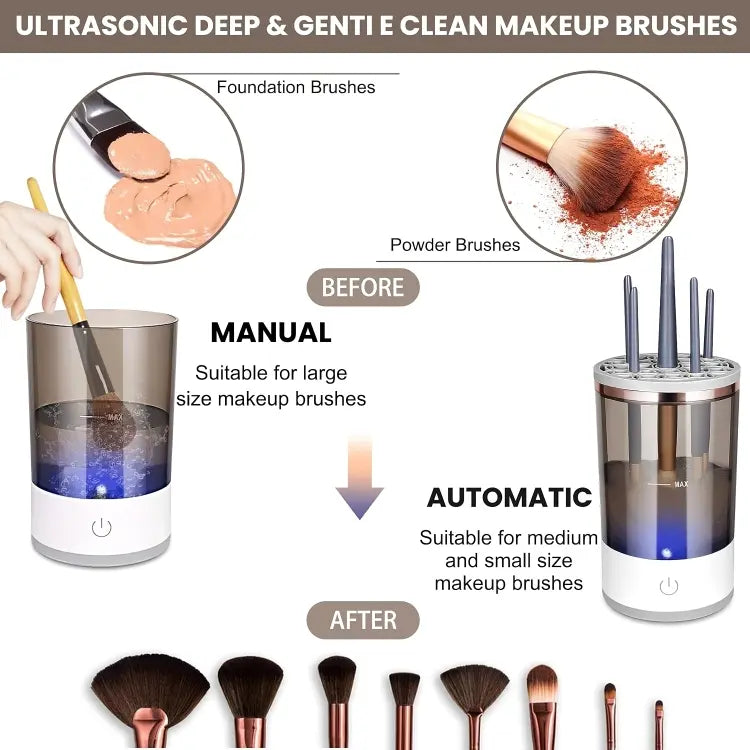 Ultrasonic Makeup Brush Cleaner