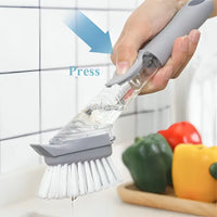 2-in-1 Dish Sponge + Brush with Soap Dispenser