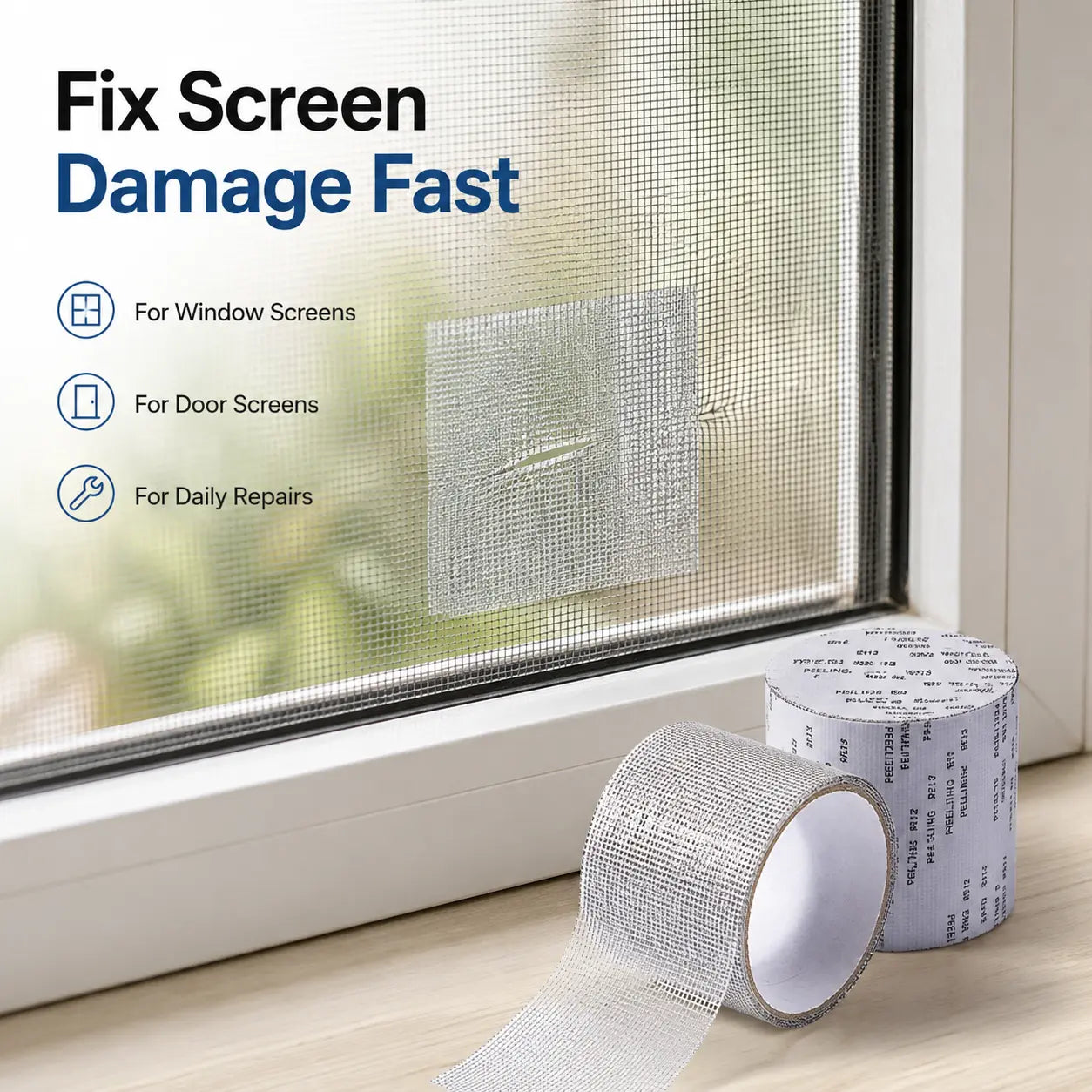 Fiberglass Window Screen Repair Tape