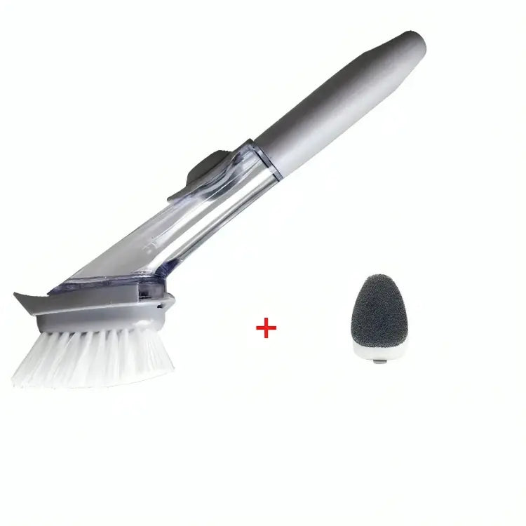 2-in-1 Dish Sponge + Brush with Soap Dispenser