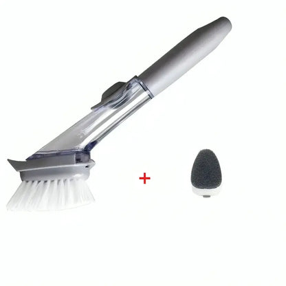 2-in-1 Dish Sponge + Brush with Soap Dispenser