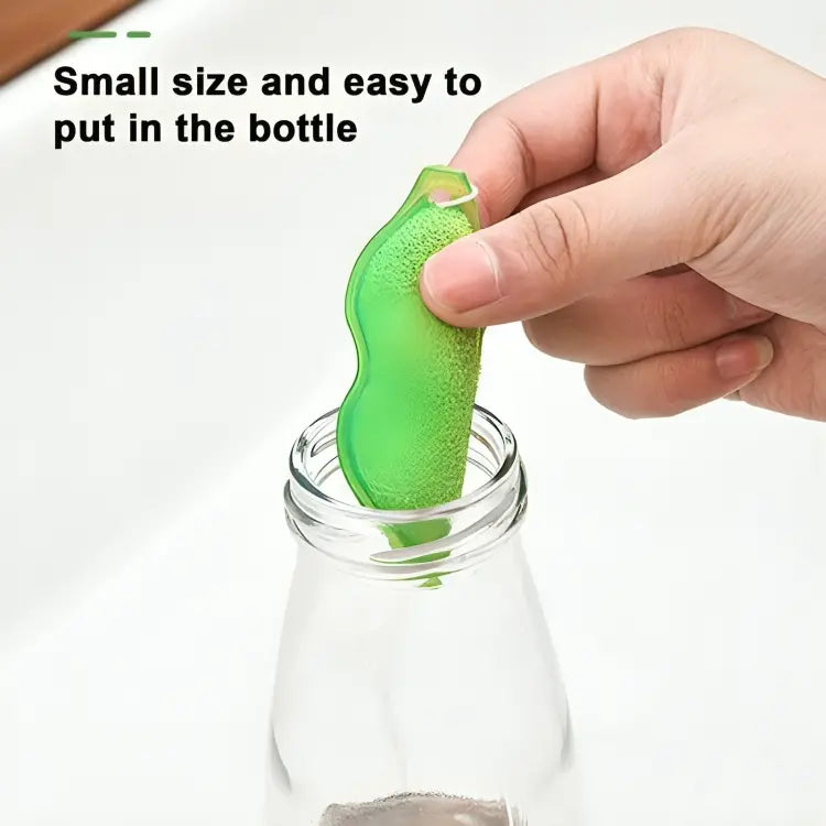 3-Pieces Magic Bean Bottle Scrubbers Set