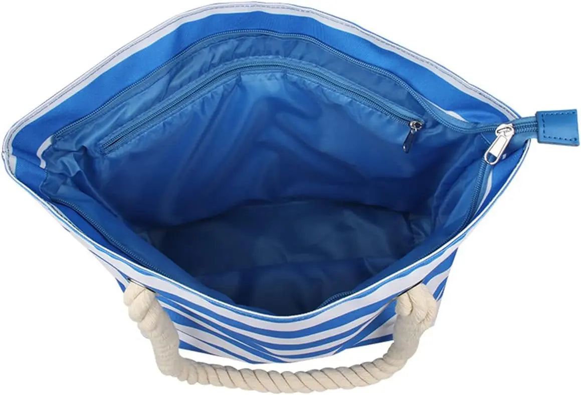 Tote Bag with Hidden Spout & Drink Compartment