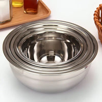 5-Pieces Stainless Steel Mixing Bowls Set